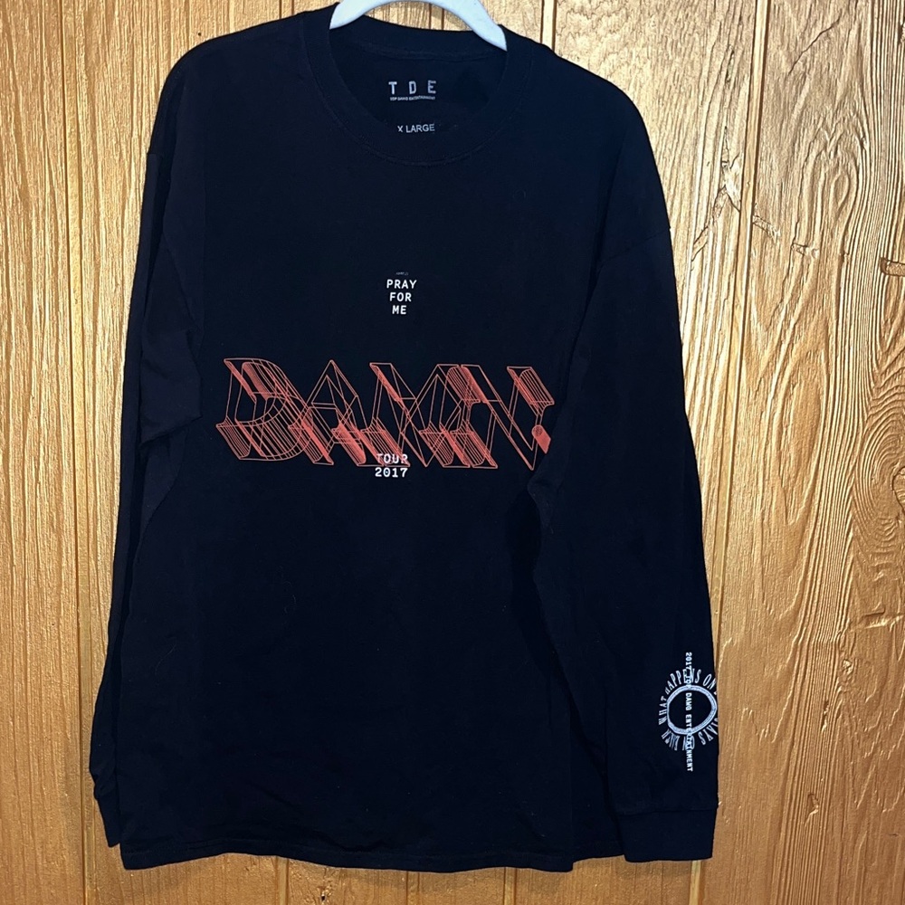 Kendrick Lamar 2017 Damn Tour Long Sleeve Tee